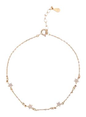 纯银星星手链女ins小众设计闺蜜