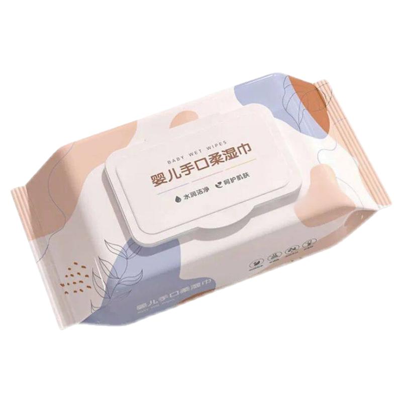 婴儿手口0添加加厚湿巾家庭装