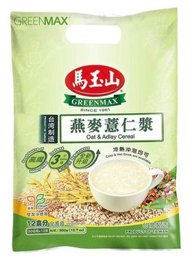 马玉山燕麦薏仁浆代餐
