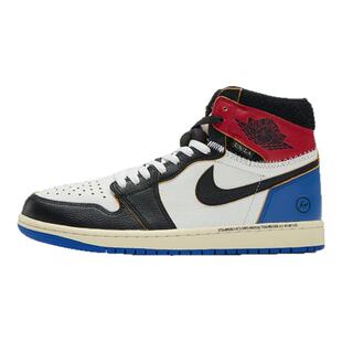 Union x Fragment Design xJordan aj1联名男女复古高帮篮球鞋