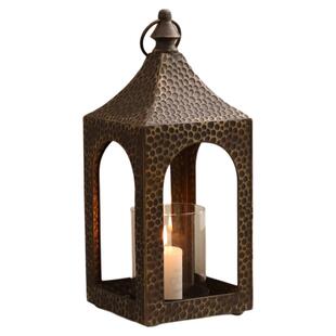 法式复古铁艺风灯摆件客厅卧室阳台装饰品Gao级感氛围感烛台摆件