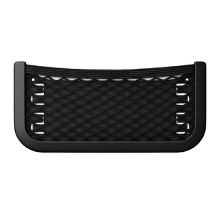 车载网兜置物袋收纳储物网车用收纳袋挂袋多功能汽车手机袋粘贴式