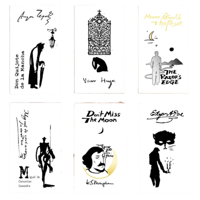 人文之宝文学意象纹身贴