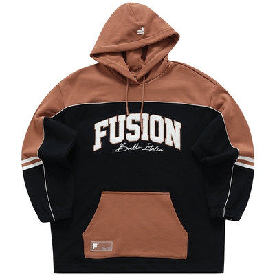 FILAFUSION斐乐潮牌连帽卫衣