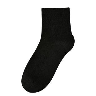 黑色袜子男童夏季薄款纯棉吸汗透气幼儿小学生青少年儿童短款男袜