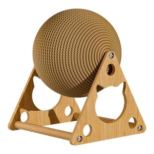 猫玩具耐磨猫抓球猫咪猫爪板立式剑麻球猫抓板猫爬架一体宠物用品