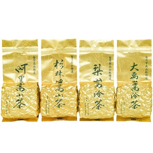 台湾进口高山茶阿里山 杉林溪 梨山乌龙茶大禹岭高冷茶合套装300g
