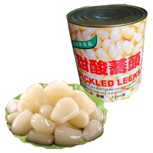 荞头泡菜腌制酸甜藠头出口蔬菜罐头新鲜下饭菜茭头特产3200克教头