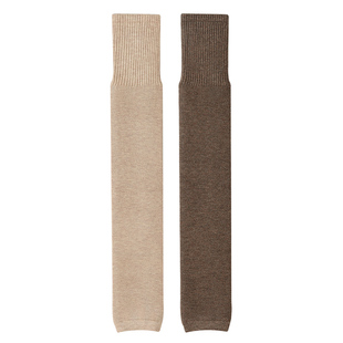 羊毛护膝袜子女秋冬季加长过膝防下滑大腿袜孕妇保暖膝盖腿套长筒