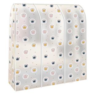 落地衣架防尘罩盖布卧室移动简易衣架罩子结实帘子全封闭家用透明