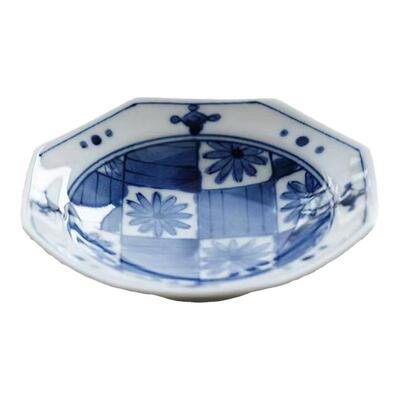 日本釉下彩陶瓷日式蘸料碟酱油碟