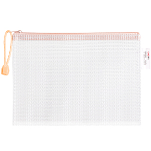 得力A5文件袋收纳袋笔袋拉链袋学生试卷袋作业考试透明拉链袋档案办公学生专用学科分类袋试卷收纳袋