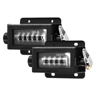 D67-F拉动式计数器5/6位印刷机机械冲床机床计数器手动工业转数表