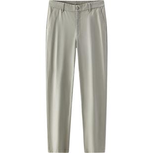 舒服裤|森马休闲裤男夏季纯色百搭九分裤通勤锥形裤半松紧腰长裤