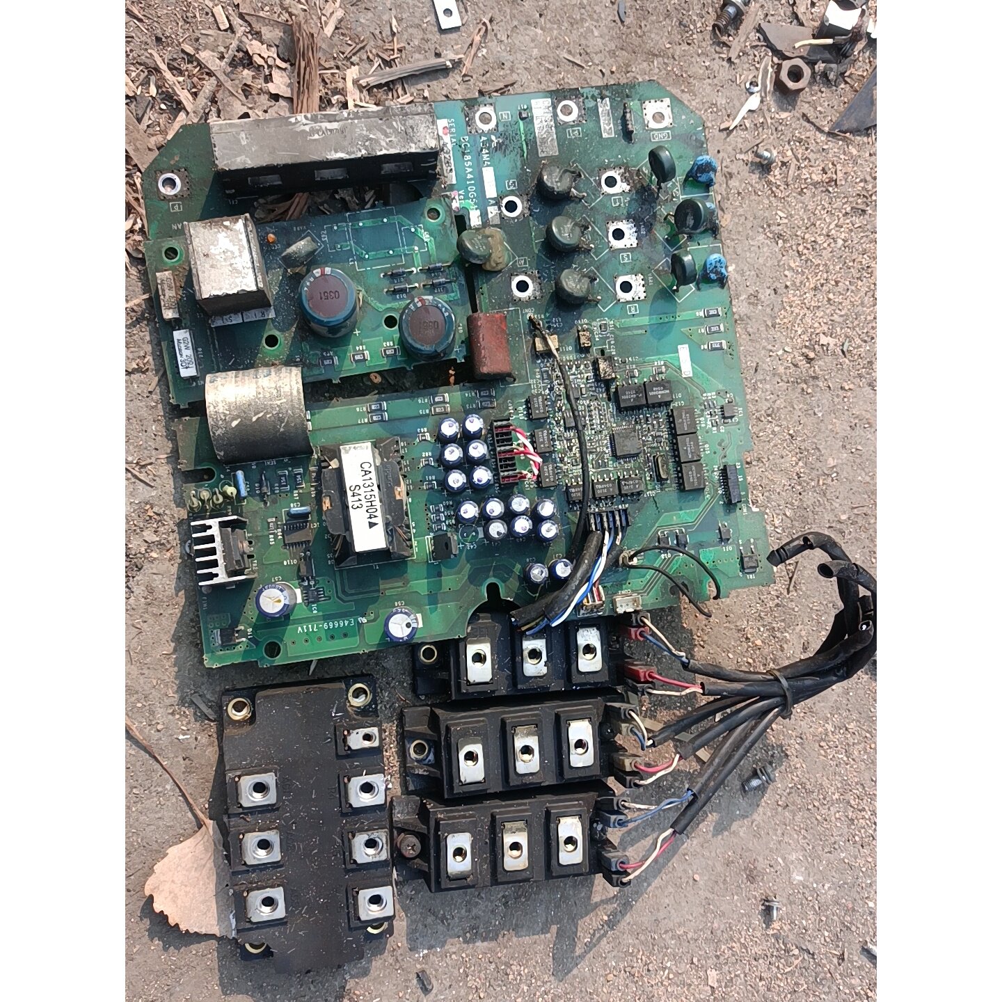 议价三菱变频器a54011kw模块板子一套模块主回路包好可维修