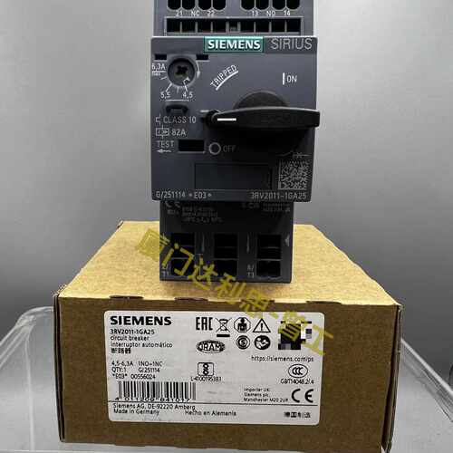 溢价-3RV2011-1GA25 塑料外壳式断路器#SI