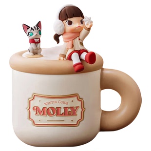 POPMART泡泡玛特Baby Molly积极入冬指南系列水杯家居周边礼物