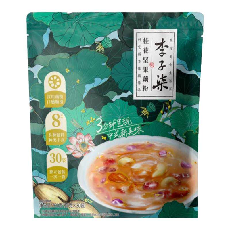Cstco开市客SAM会员超市代购李子柒桂花坚果藕粉900g营养早餐