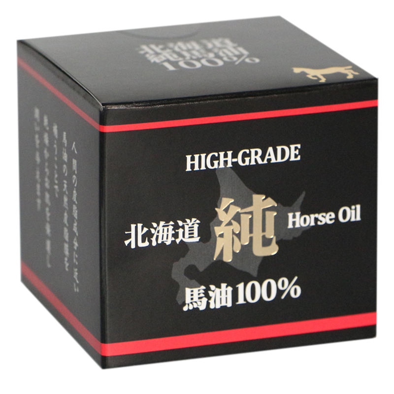 日本原装正品JTC北海道纯马油黑罐Horise oil保湿滋润HIGH-GRADE