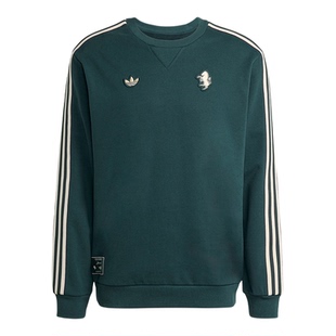 adidas阿迪达斯尤文图斯足球文化套头衫秋冬男复古卫衣 JM9454