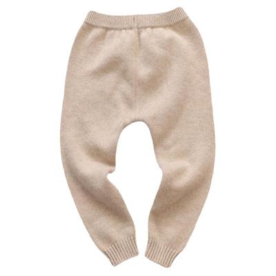 【100羊绒】儿童纯羊绒裤子男童女打底保暖加厚宝宝中腰长裤