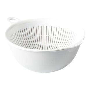 NITORI宜得利家居 家用厨房配件简约水槽池便携水果洗菜盆 沥水篮