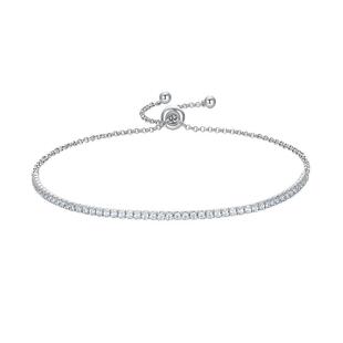 周大生DC时尚简约纯银手链女生小众设计感轻奢配饰送女生生日礼物