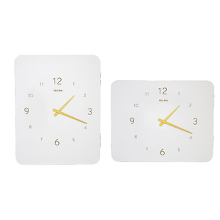 电表箱装饰画带钟表竖款简约挂钟空开箱电闸配电箱遮挡时钟免打孔