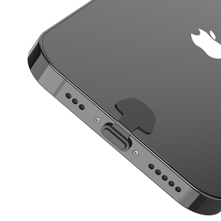 黏贴式防丢失防尘塞金属硅胶柔软Type-C充电塞适用苹果13/12/14手机通用tpc防尘网pro堵头防尘贴typec防尘贴