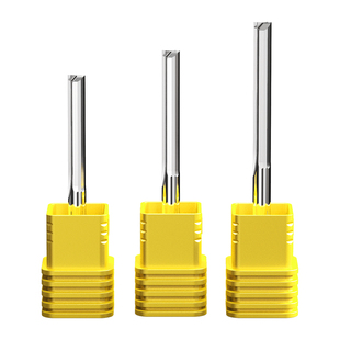 沪豪4mm6MM双刃直槽铣刀密度板切割刀木工开槽直刀数控雕刻机刀具