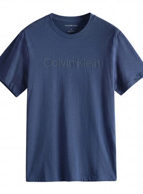 CalvinKlein男士圆领短袖T恤潮