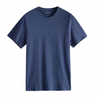 美版正品 CK Jeans夏季简约字母T恤男士休闲通勤圆领短袖40BC812