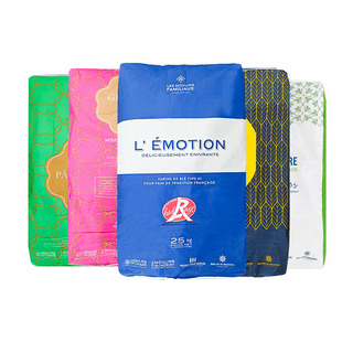 法国进口家族连合红标T65小麦粉T55可颂法棍面包高筋粉T45中筋粉