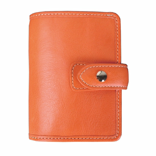 M5活页手帐书衣头层牛皮真皮钱包 大钞位活页夹Fgillio K环植鞣皮