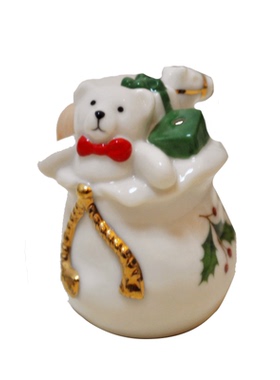 出口陶瓷圣诞小熊礼物调味罐礼品