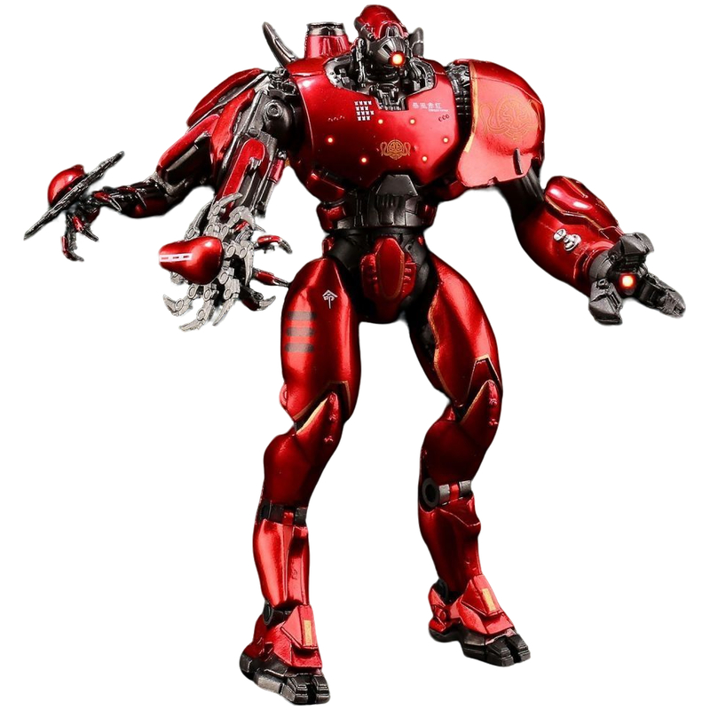 流浪者环太平洋机甲手办电镀暴风赤红拼装模型儿童玩具黑曜石雅典