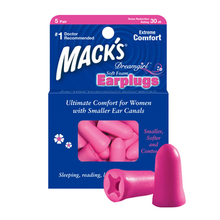 MACK'S耳塞睡眠睡觉专用女生超级隔音打呼噜耳朵防吵花朵降噪神器