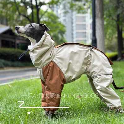 秋冬款加绒加厚四脚衣防风防水保暖性强小灵缇惠比特宠物狗衣服