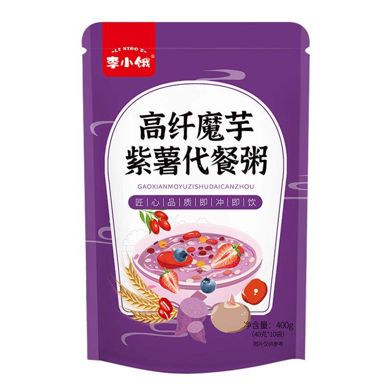 贝食捷奇亚籽魔芋紫薯代餐粥