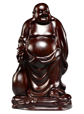 雕刻家居客厅工艺品送礼弥勒佛像