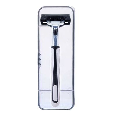 新款双层老式男士剃须刀片刮胡刀