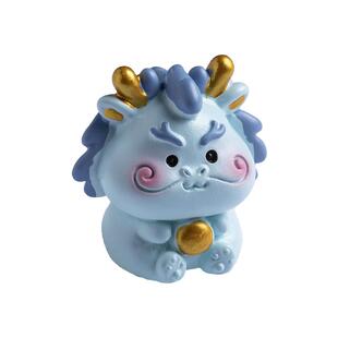 朴房新款可爱十二生肖汽车摆件迷你静态小动物鼠牛虎兔蛇马羊狗猪