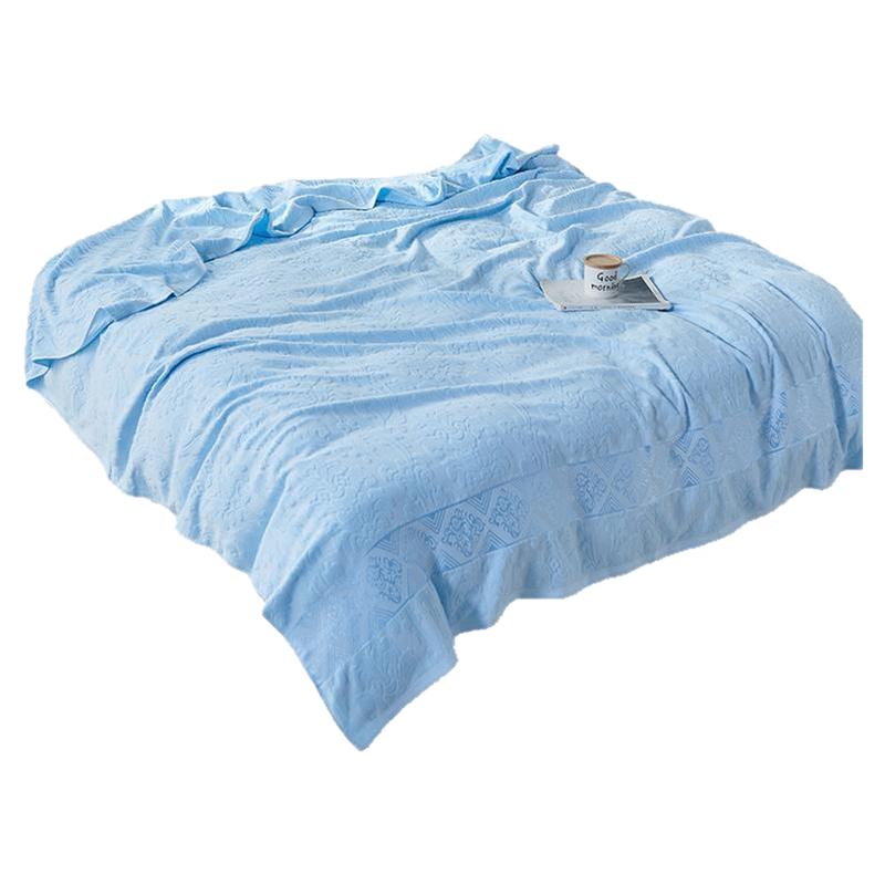 纯棉毛巾被全棉透气毛巾毯夏季