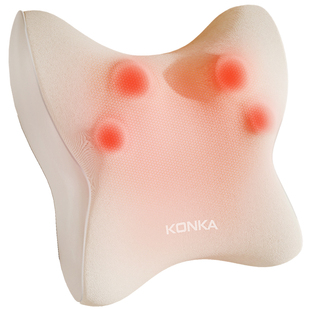 康佳颈椎按摩器颈部腰部背部多功能肩颈揉捏按摩枕仪靠垫脖子神器