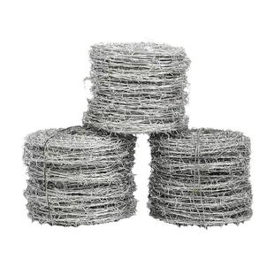 热镀锌钢丝刺绳刺丝铁围栏围墙刺网防盗铁蒺藜围栏铁丝网防护隔离