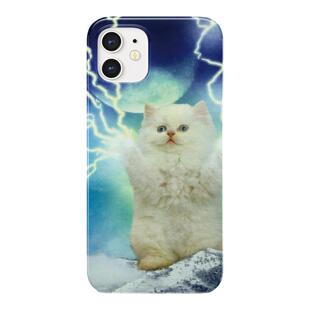 vintage复古可爱闪电猫咪适用于苹果IPhoneX/11/12/13pro/14/15/16菲林手机壳潮流IMD华为小米oppo/vivo