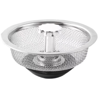 厨房水槽过滤网不锈钢加厚通用老式漏网水池洗菜盆残渣过滤神器