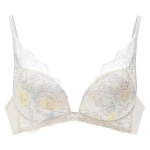 华歌尔Wacoal糯糯杯轻薄透气舒适性感聚拢无钢圈软支撑文胸内衣