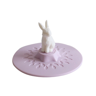 [梦田良品]出口日本新款动物树墩杯盖食品级硅胶 原盒包装包邮