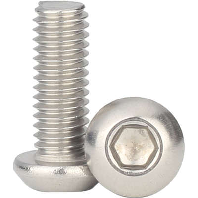 304圆头内六角螺栓盘头螺丝钉M3